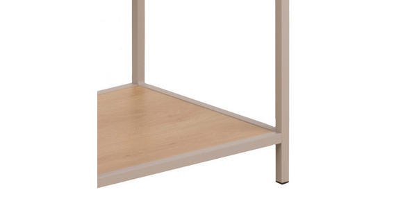 REGAL Grau, Eichefarben  - Eichefarben/Grau, MODERN, Holzwerkstoff/Metall (77/185/35cm) - Xora