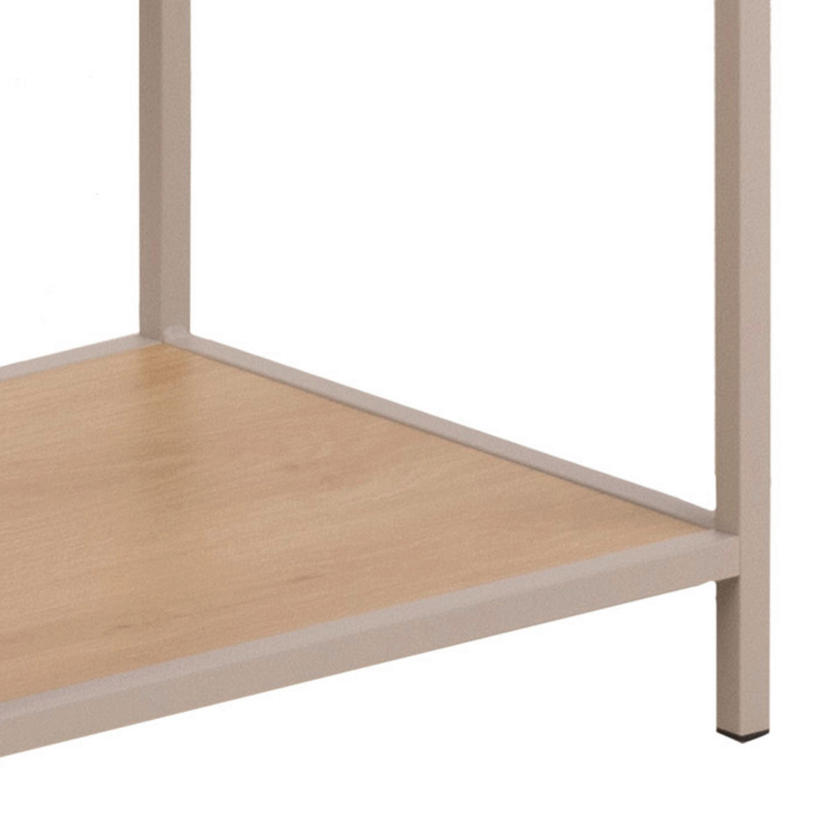 REGAL Grau, Eichefarben  - Eichefarben/Grau, MODERN, Holzwerkstoff/Metall (77/185/35cm) - Xora