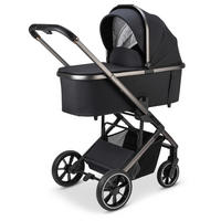 KOMBIKINDERWAGEN  Juntos  Coal  - Schwarz, Basics (84/97,5/53,5cm) - Osann