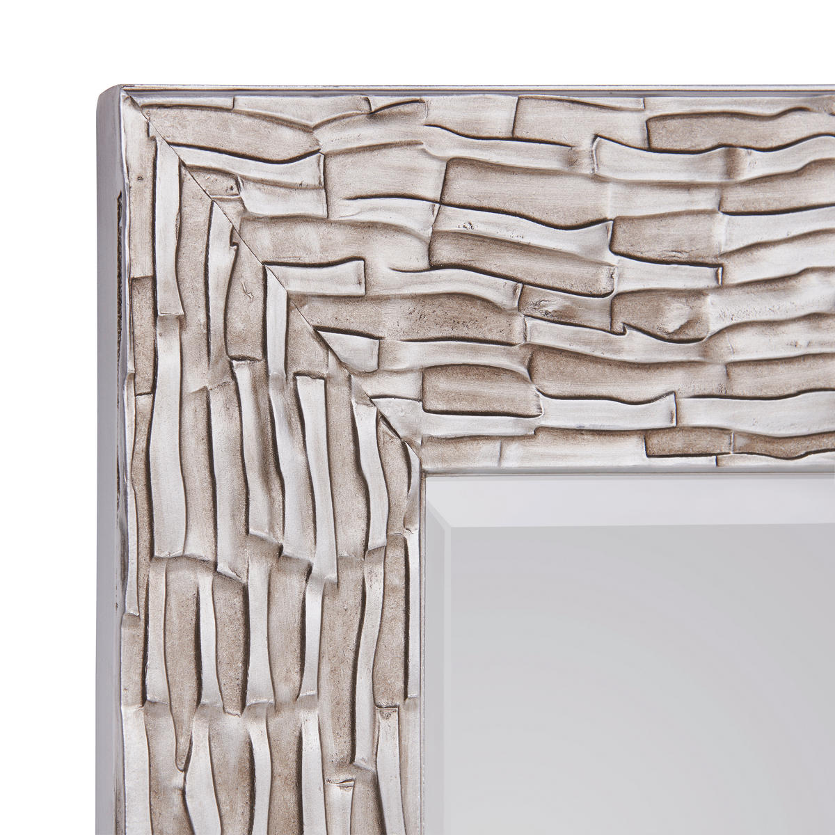 WANDSPIEGEL 75/175/2,5 cm    - Silberfarben, LIFESTYLE, Glas/Holzwerkstoff (75/175/2,5cm) - Xora