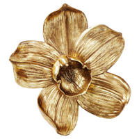 WANDDEKO Kunststoff  - Goldfarben, Design, Kunststoff (40,1/44,3/12cm) - Kare-Design