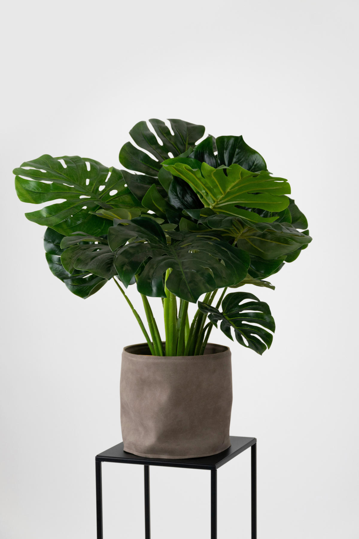 BLUMENSTÄNDER in Metall  - Schwarz, Basics, Metall (25/47/25cm)