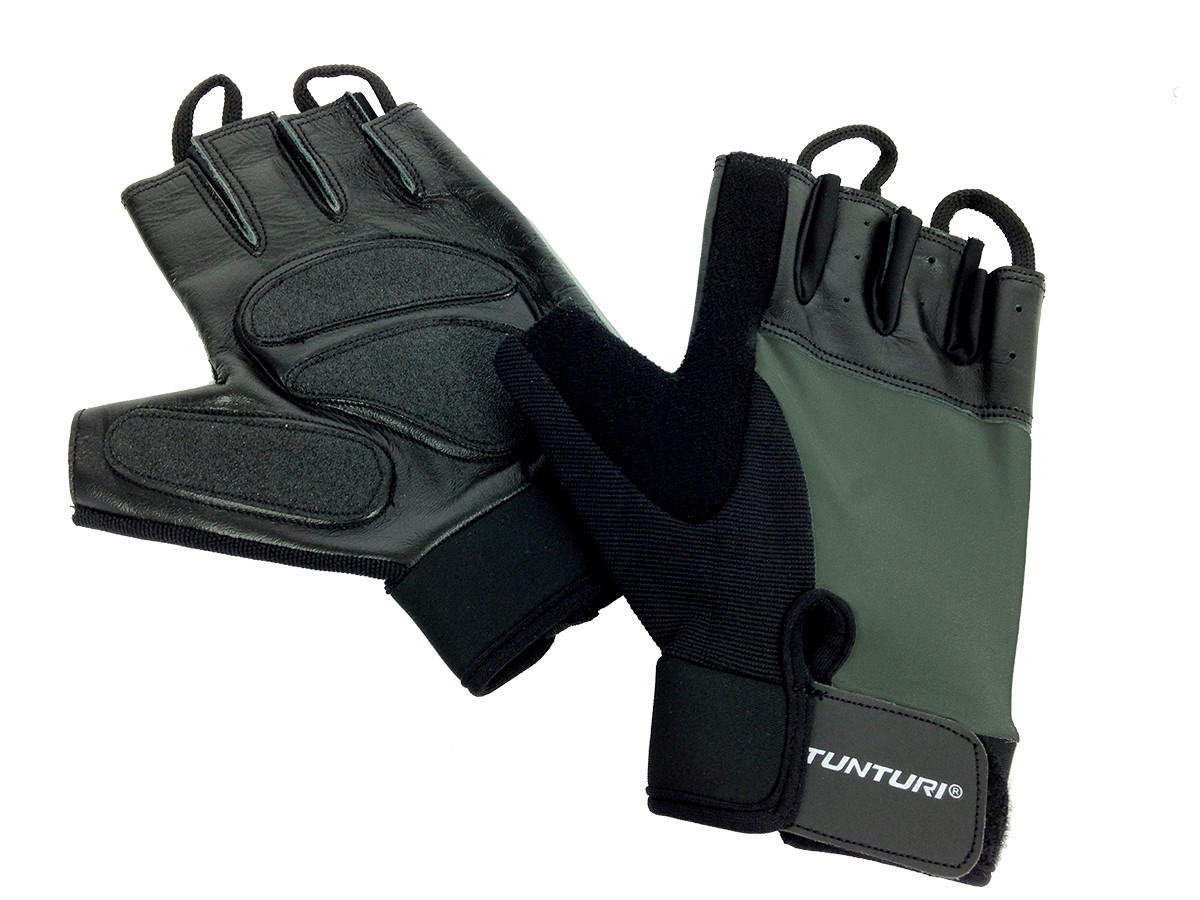 TRAININGSHANDSCHUHE  - Schwarz, KONVENTIONELL, Leder (18,5/12/0,5cm)