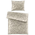 BETTWÄSCHE FLEUR Satin 140/200 cm  - Grau, KONVENTIONELL, Textil (140/200cm) - Boxxx