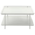 COUCHTISCH 75/75/34,3 cm quadratisch Creme  - Creme, Basics, Metall (75/75/34,3cm) - Xora