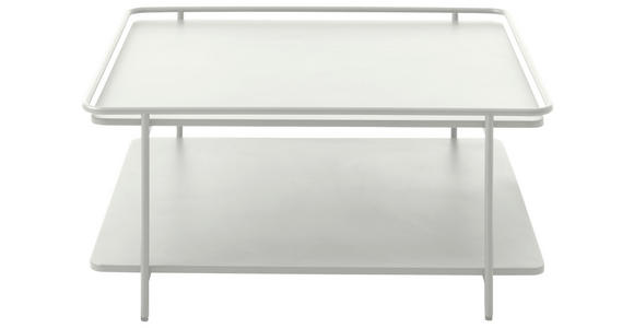 COUCHTISCH 75/75/34,3 cm quadratisch Creme - Creme, Basics, Metall (75/75/34,3cm) - Xora