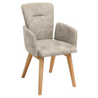 ARMLEHNSTUHL in Holz, Textil Naturfarben  - Naturfarben, KONVENTIONELL, Holz/Textil (57/91/66cm) - Dieter Knoll