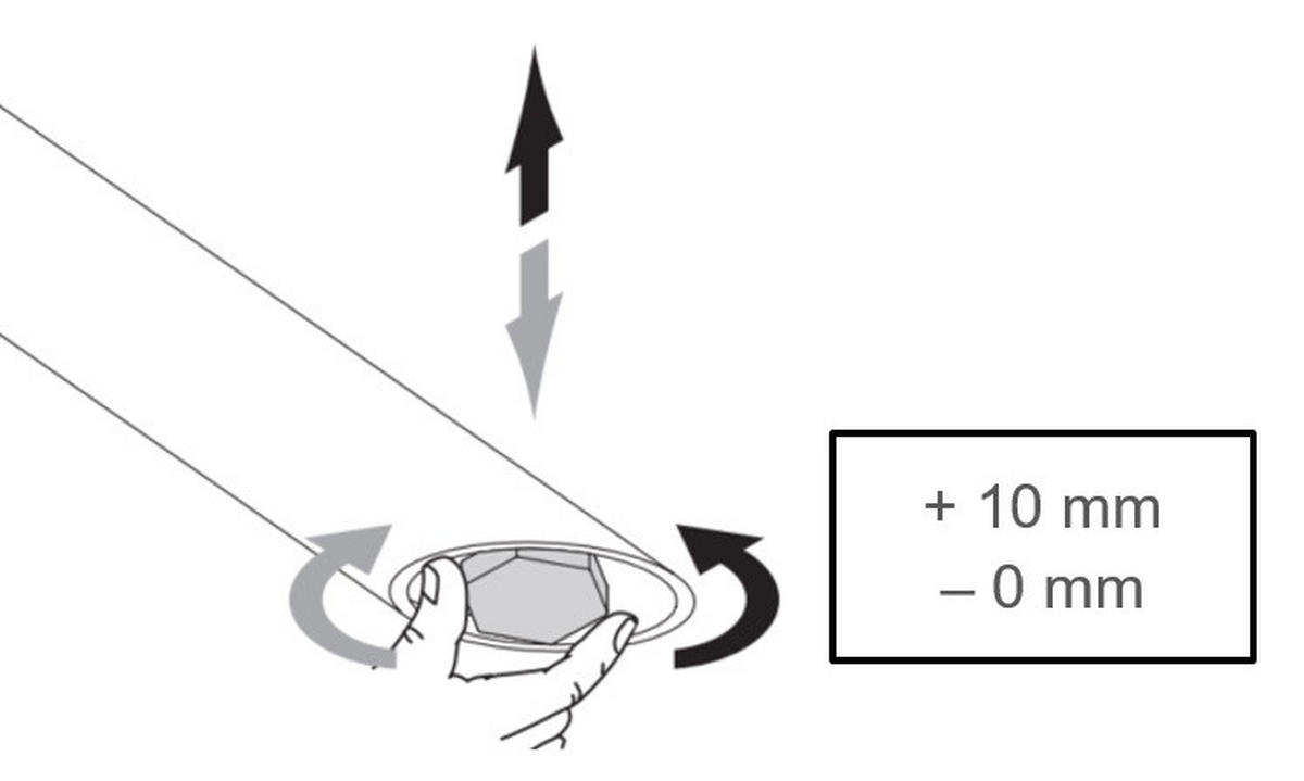 ESSTISCH Schwarz, Nussbaumfarben rechteckig  ausziehbar, in verschiedenen Holzdekoren erhältlich  - Nussbaumfarben/Schwarz, Basics, Holzwerkstoff/Metall (180-280/95/76cm) - Celina Home