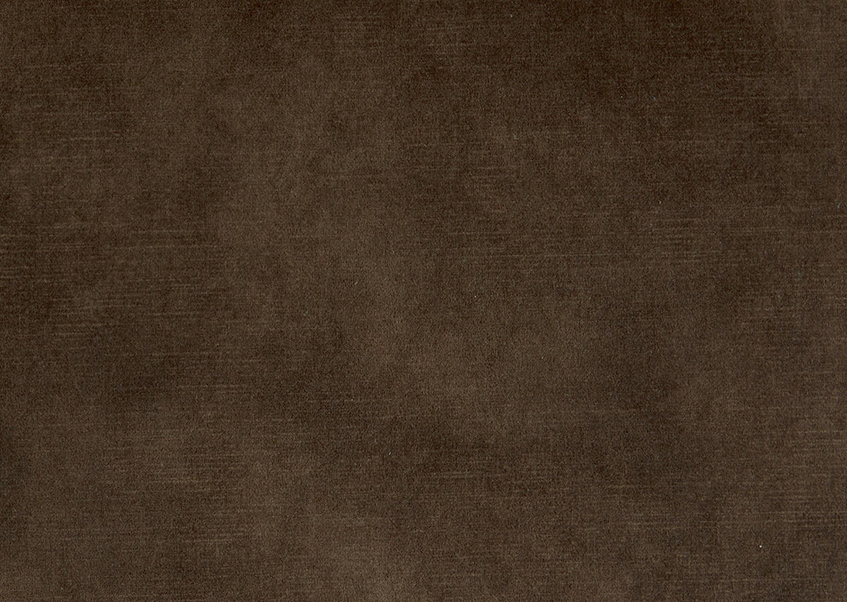 STUHL  in Velours Textil  - Dunkelbraun/Schwarz, Design, Textil/Metall (50/82/68cm) - Welnova