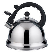 WASSERKESSEL 2,4 l Ronda  - Silberfarben/Schwarz, Basics, Kunststoff/Metall (2,4l) - ELO