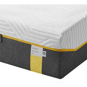 Polyurethanschaumkern Matratze 90/200 cm - Weiß/Grau, Basics, Textil (90/200cm) - Tempur