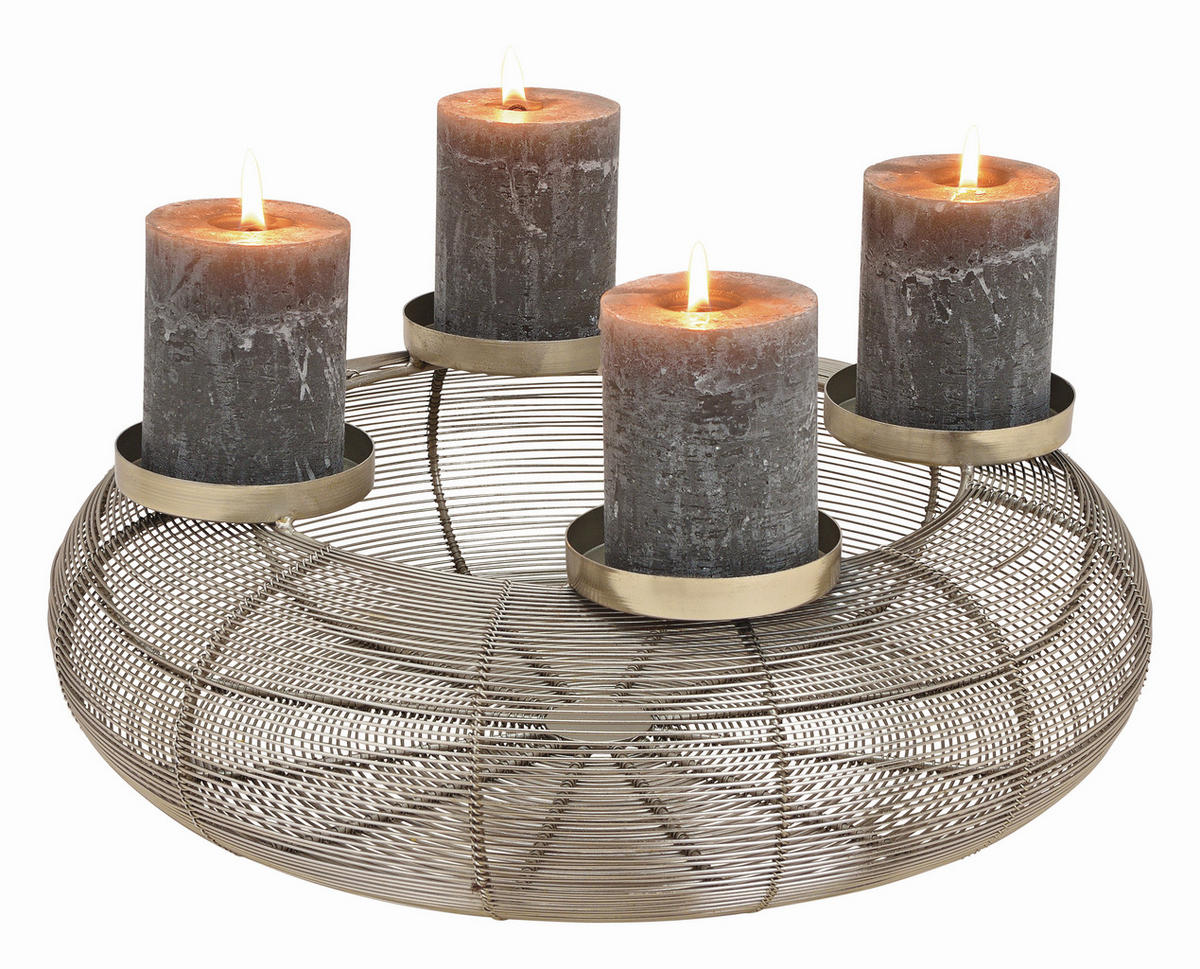 ADVENTSKRANZ  - Basics (38,5/38,5/11cm) - X-Mas