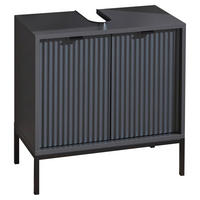 WASCHBECKENUNTERSCHRANK 60/60/32 cm  - Anthrazit/Grau, MODERN, Holzwerkstoff/Kunststoff (60/60/32cm) - MID.YOU