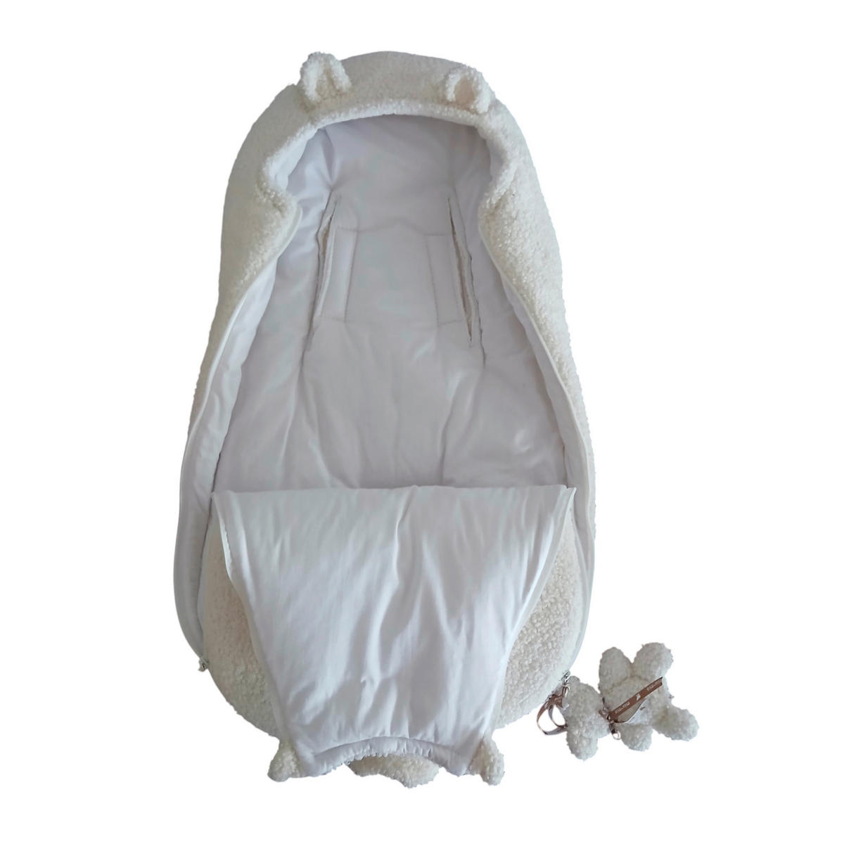 EINSCHLAGDECKE      - Creme, Trend, Textil (75/40/6cm) - Jimmylee