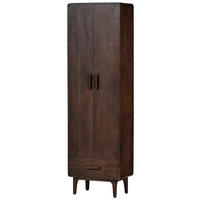 MEHRZWECKSCHRANK 60/200/35 cm  in Dunkelbraun  - Dunkelbraun, Design, Holz (60/200/35cm) - Livetastic
