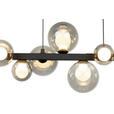 LED-HÄNGELEUCHTE Regulus 95/27/150 cm  - Schwarzbraun, Design, Glas/Metall (95/27/150cm) - Dieter Knoll