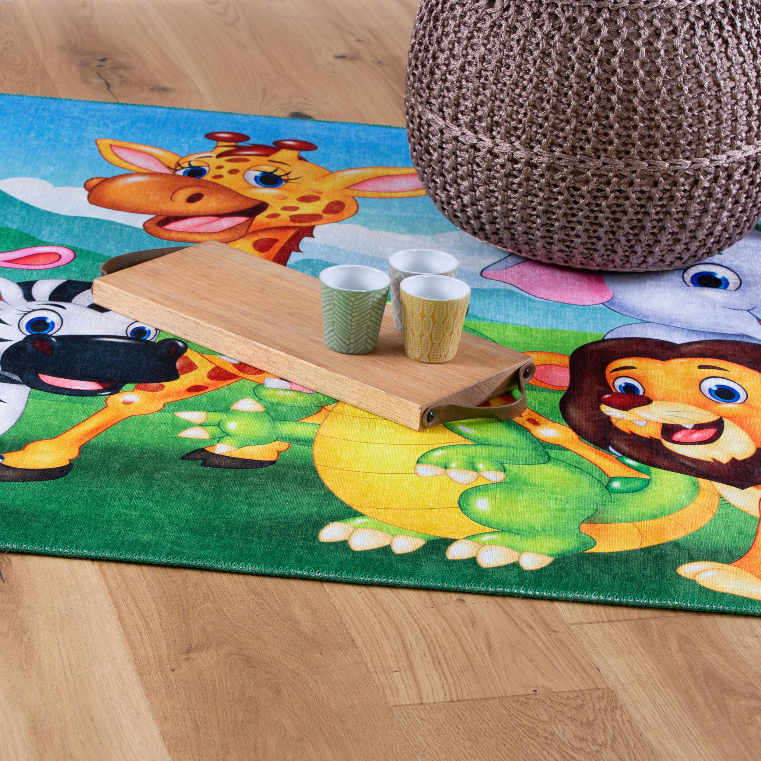 KINDERTEPPICH 160/230 cm  - Grün, Design, Textil (160/230cm) - Obsession