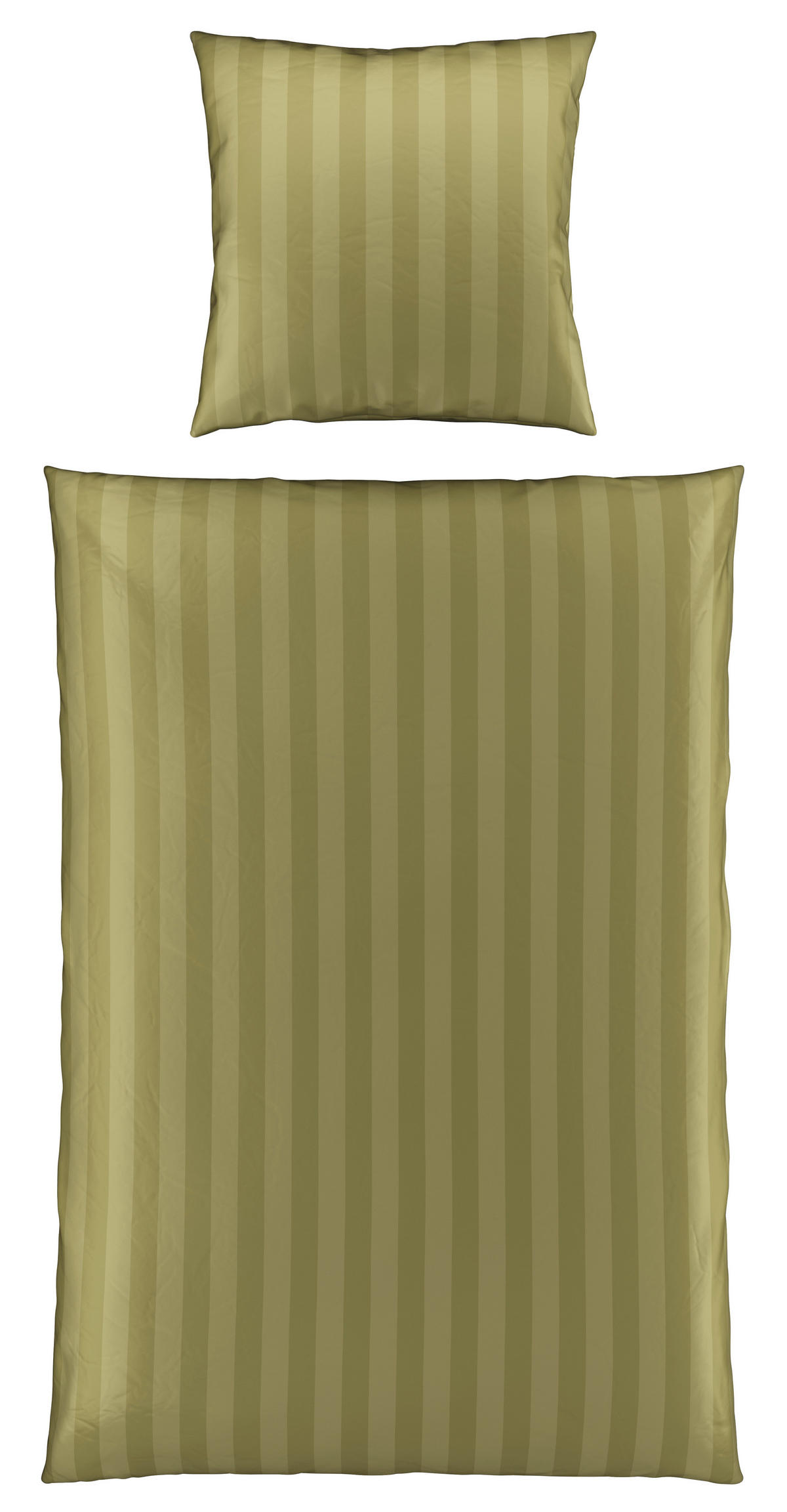BETTWÄSCHE Satin 155/220 cm  - Grün, Textil (155/220cm) - Dieter Knoll
