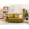 SCHLAFSOFA in Holz, Textil Buchefarben, Currygelb  - Currygelb/Buchefarben, Design, Holz/Textil (174/88/104cm) - Niels Andersson