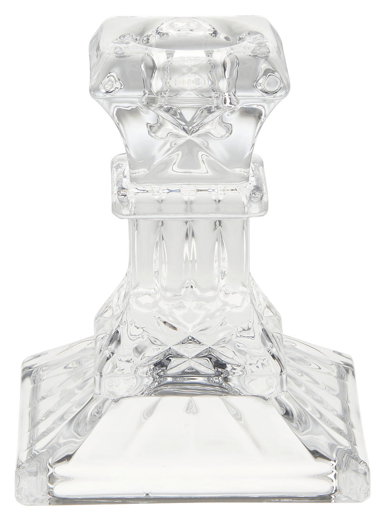 KERZENHALTER - Transparent, Basics, Glas (8/10cm) - Ambia Home