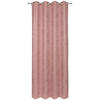 ZAVESA SA KARIKAMA ružičasta - ružičasta, Konvencionalno, tekstil (140/245cm) - Esposa