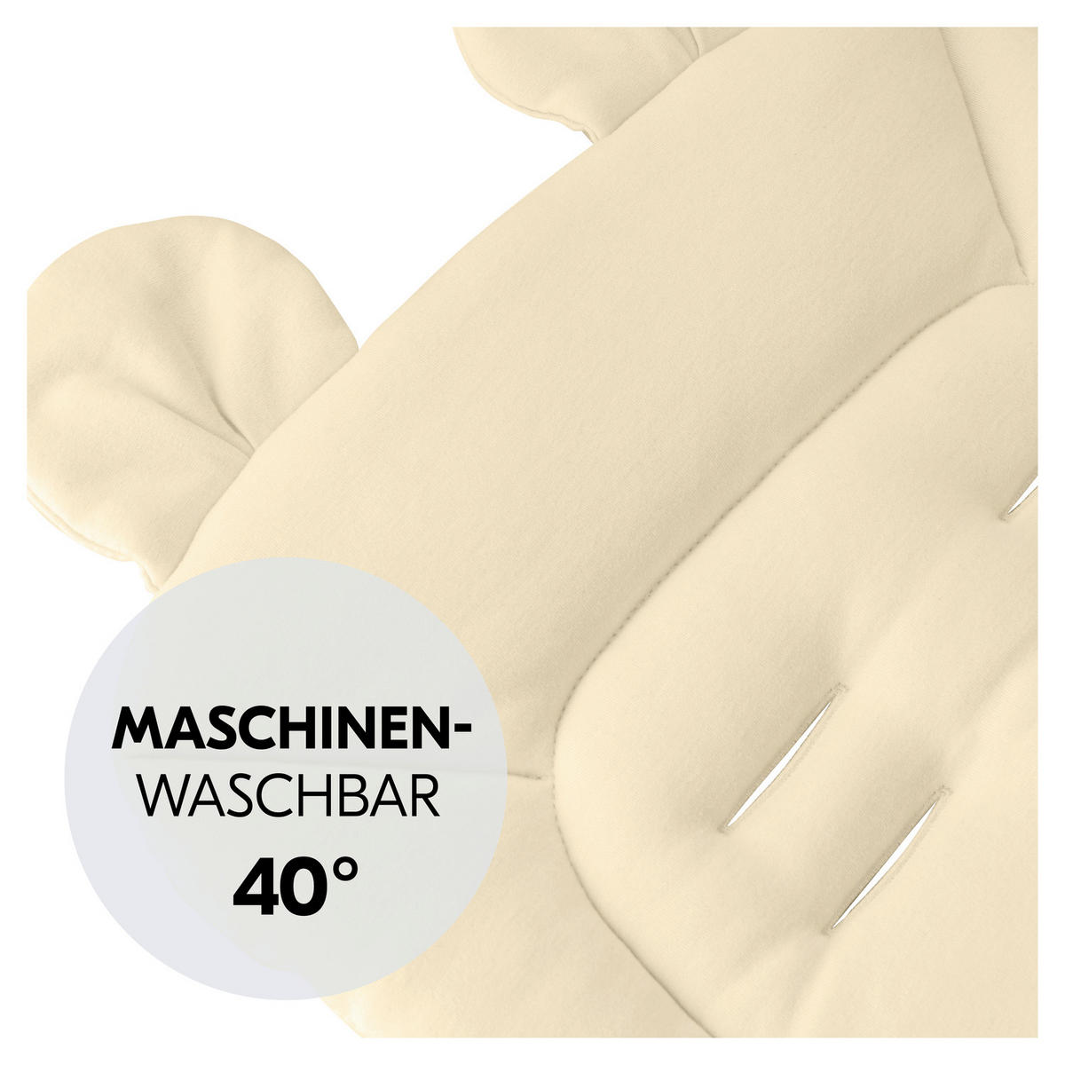 KINDERWAGENEINLAGE - Beige, Basics, Kunststoff/Textil (70/37/3cm) - Hauck