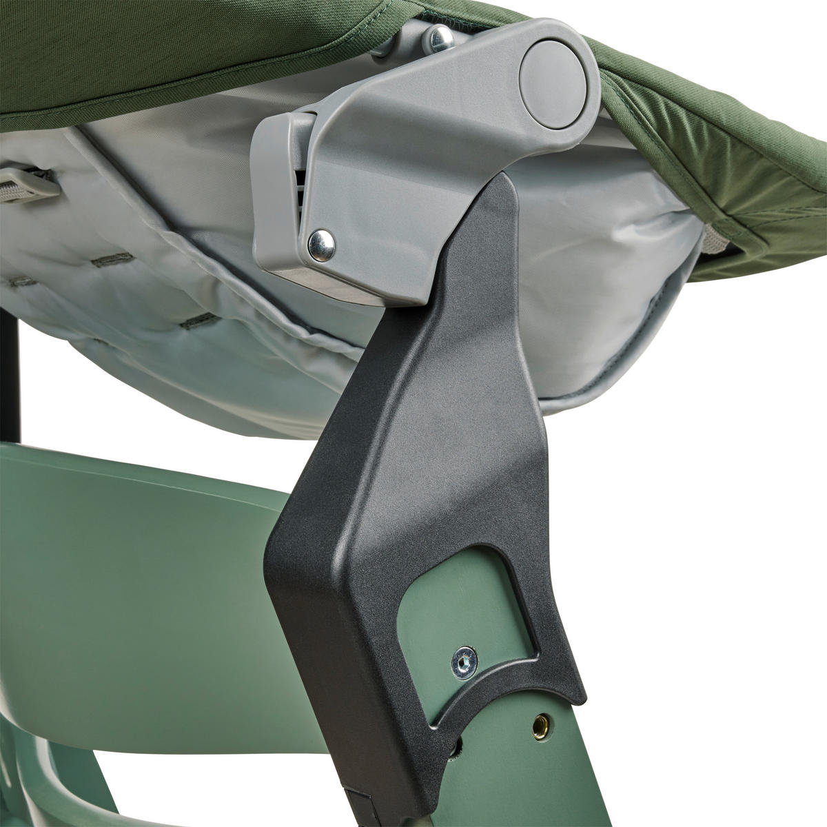 BABYSITTER  - skogsgrön/ljusgrå, Basics, metall/textil (66/45/48-58cm) - My Baby Lou