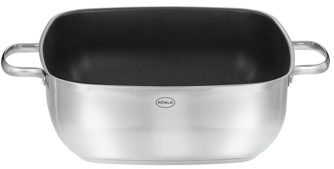 SERVÍROVACÍ PÁNEV,   - barvy nerez oceli, Basics, kov (29,3 cm/38,2 cm/18,3 cmcm) - Rösle