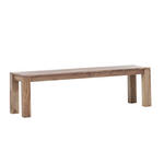 SITZBANK 160/46/40 cm Naturfarben Sheesham massiv  - Naturfarben, LIFESTYLE, Holz (160/46/40cm) - Landscape