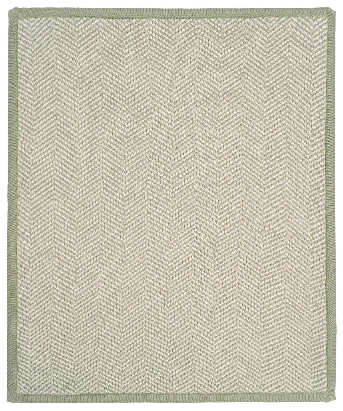 SCHMUSEDECKE  80/100 cm  - Naturfarben/Mintgrün, Basics, Textil (80/100cm) - Patinio