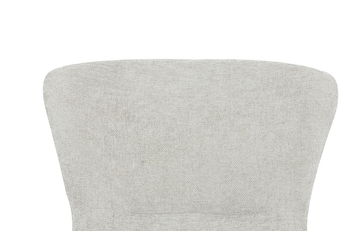 SESSEL Bouclé Creme  - Creme/Schwarz, Modern, Textil/Metall (77/106.5/84cm) - Livetastic