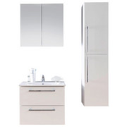 BADEZIMMER - Weiß, Design, Glas/Keramik (108/194/46cm) - Xora