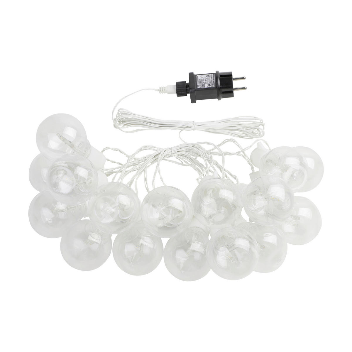 LICHTERKETTE  - Weiß, Design, Kunststoff (450/6/9,5cm) - Eglo