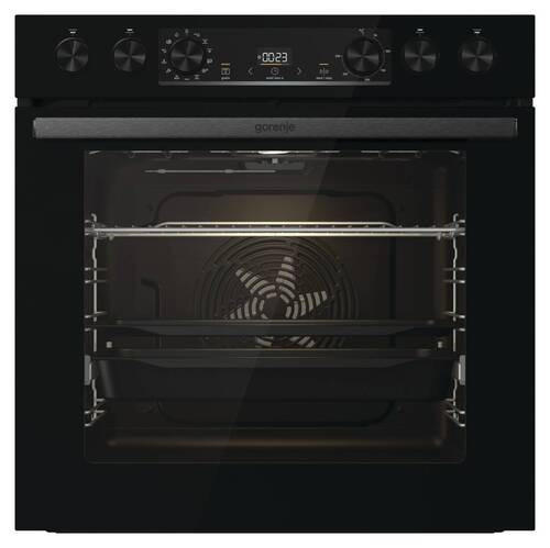 HERDSET RED PEPPER SIB  - Schwarz, Basics, Glas/Metall (59,5/59,5/56,4cm) - Gorenje