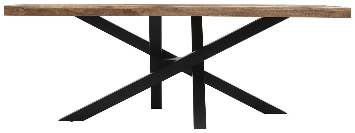 TISCHGESTELL Schwarz  - Schwarz, Design, Metall (160/70/72cm) - Landscape