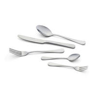 BESTECKSET 30-teilig Edelstahl  - Silberfarben, Basics, Metall - Echtwerk