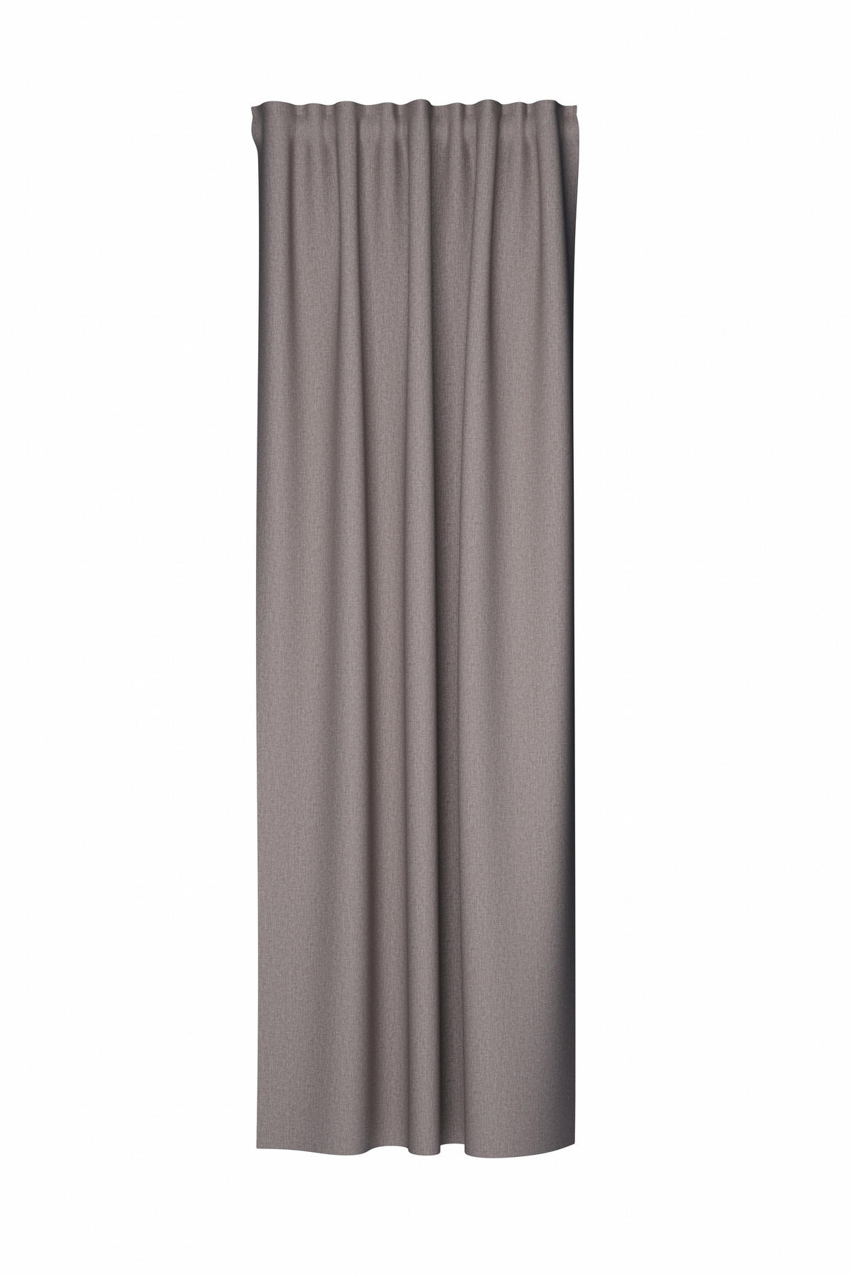 SCHLAUFENVORHANG blickdicht  - Creme, Basics, Textil (135/245cm)