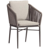 STAPELSESSEL Aluminium Graphitfarben, Grau  - Graphitfarben/Grau, MODERN, Textil/Metall (61/82/63cm) - Ambia Garden