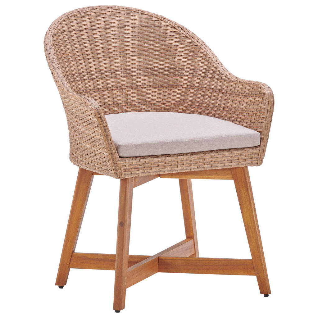 Gartensessel Melanie Aus Kunststoffgeflecht Mit Polster