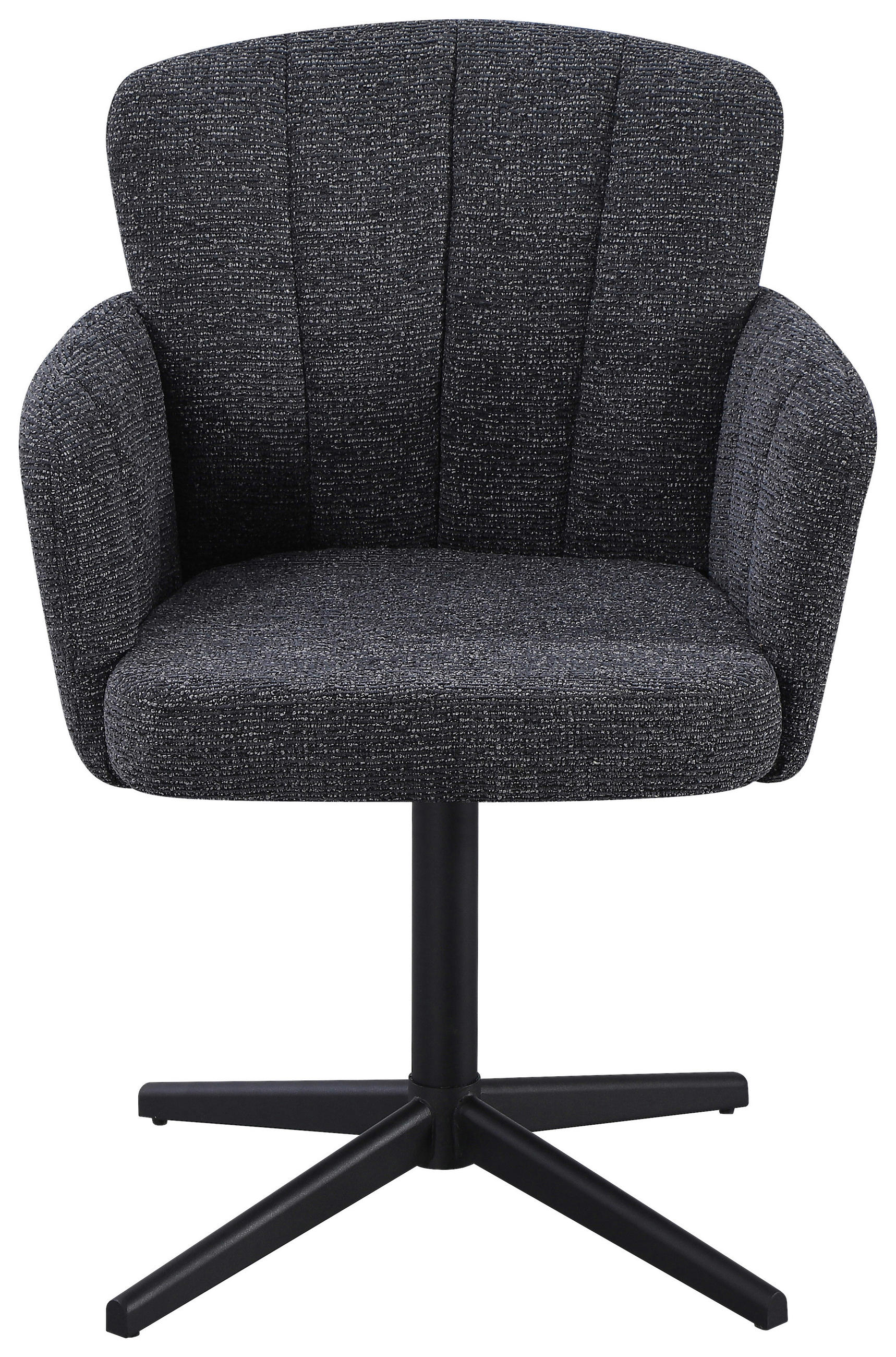 Armlehnstuhl Rosa Leinenopitk Grau