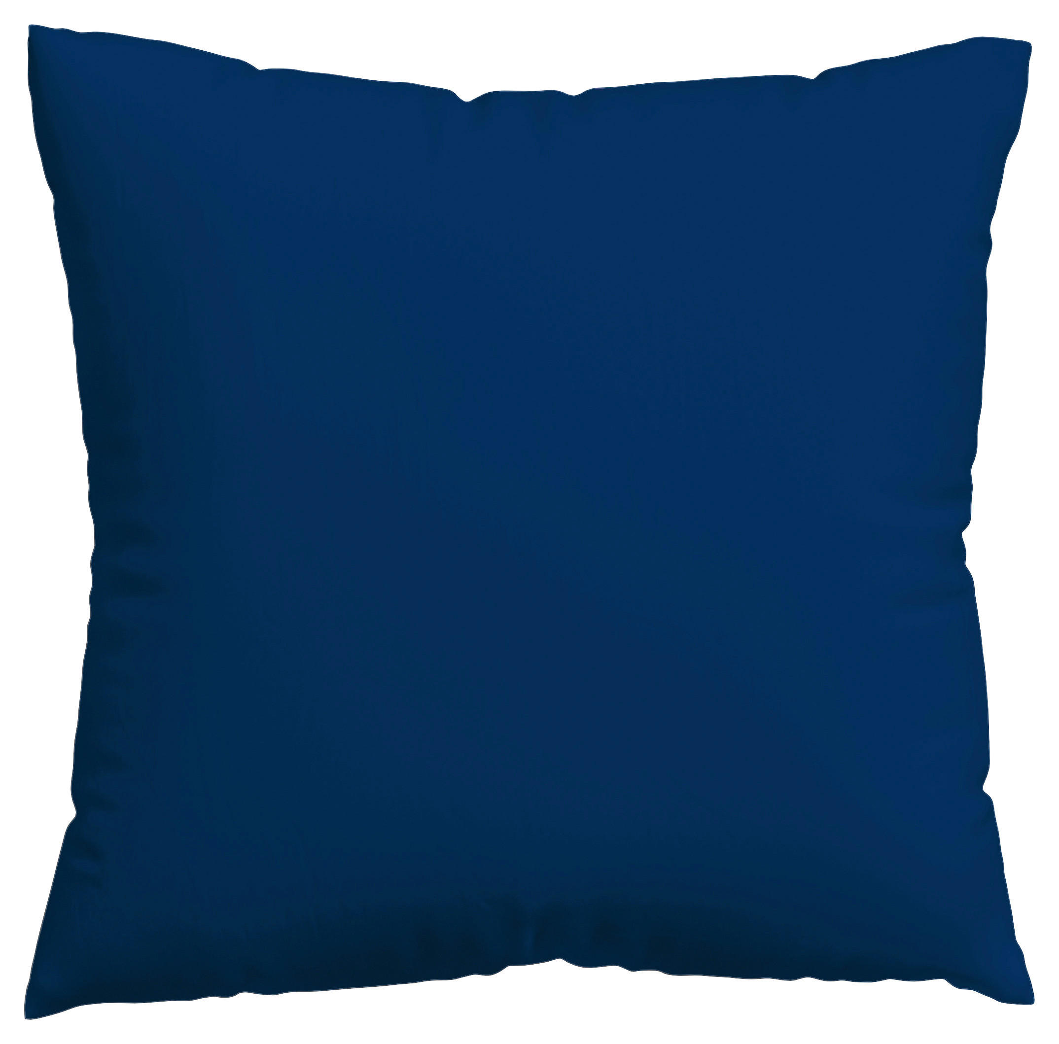 KOPFKISSENBEZUG WOVEN SATIN 80/80 cm  - Dunkelblau, Basics, Textil (80/80cm) - Schlafgut