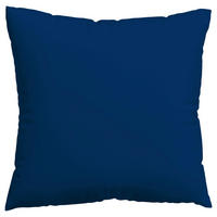 KOPFPOLSTERBEZUG WOVEN SATIN 80/80 cm  - Dunkelblau, Basics, Textil (80/80cm) - Schlafgut