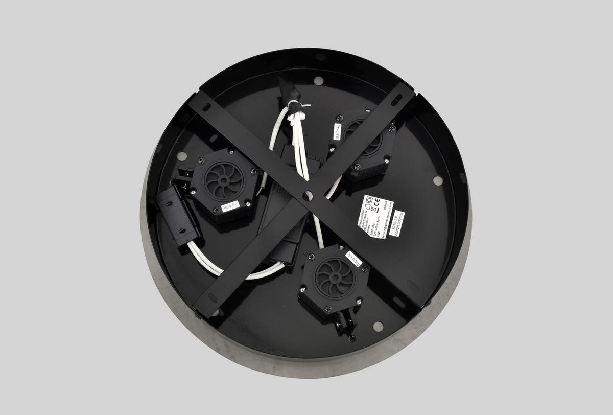 LED-HÄNGELEUCHTE Gubbio 49/150/49 cm  - Schwarzchrom, Design, Metall (49/150/49cm)