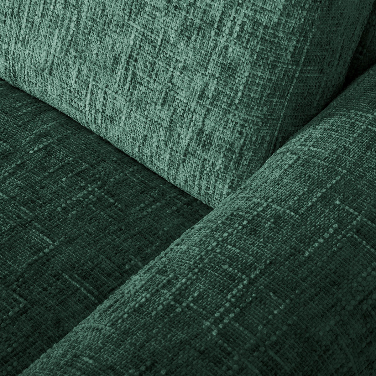 2-SITZER-SOFA Webstoff Grün  - Chromfarben/Grün, Design, Textil/Metall (157/85/92cm) - Livetastic