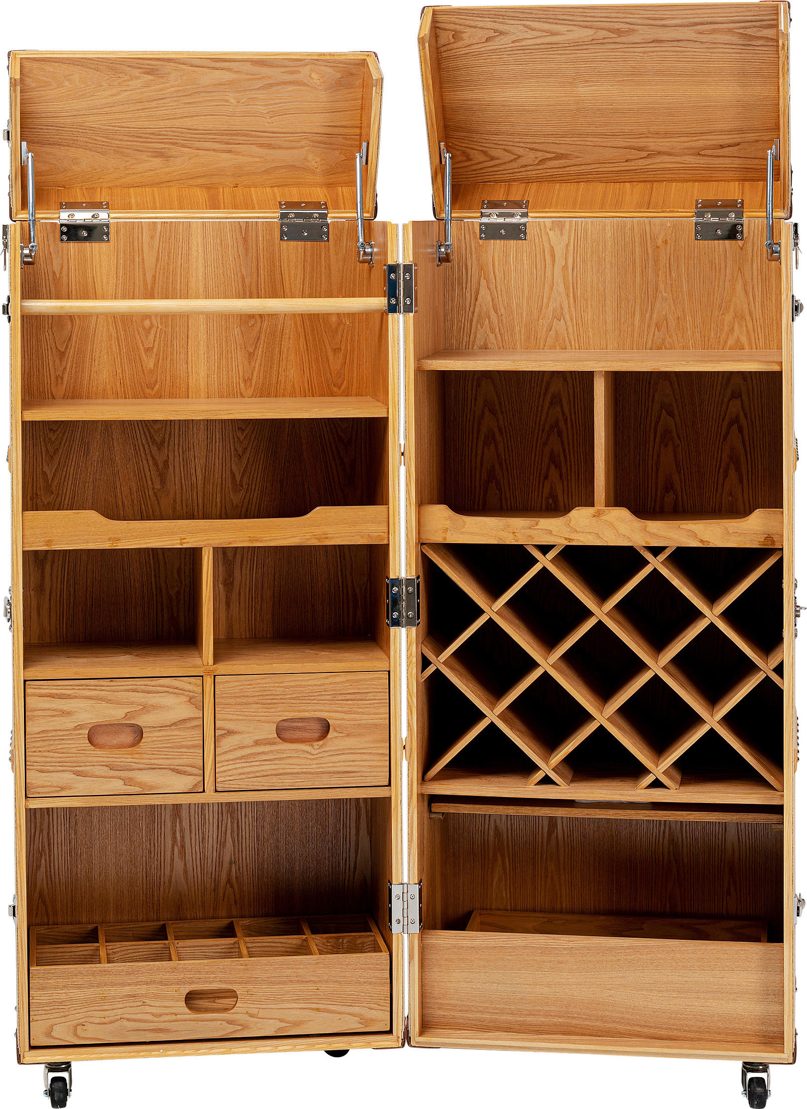 Kare-Design Barschrank Braun, Hellbraun 64x145x60 cm