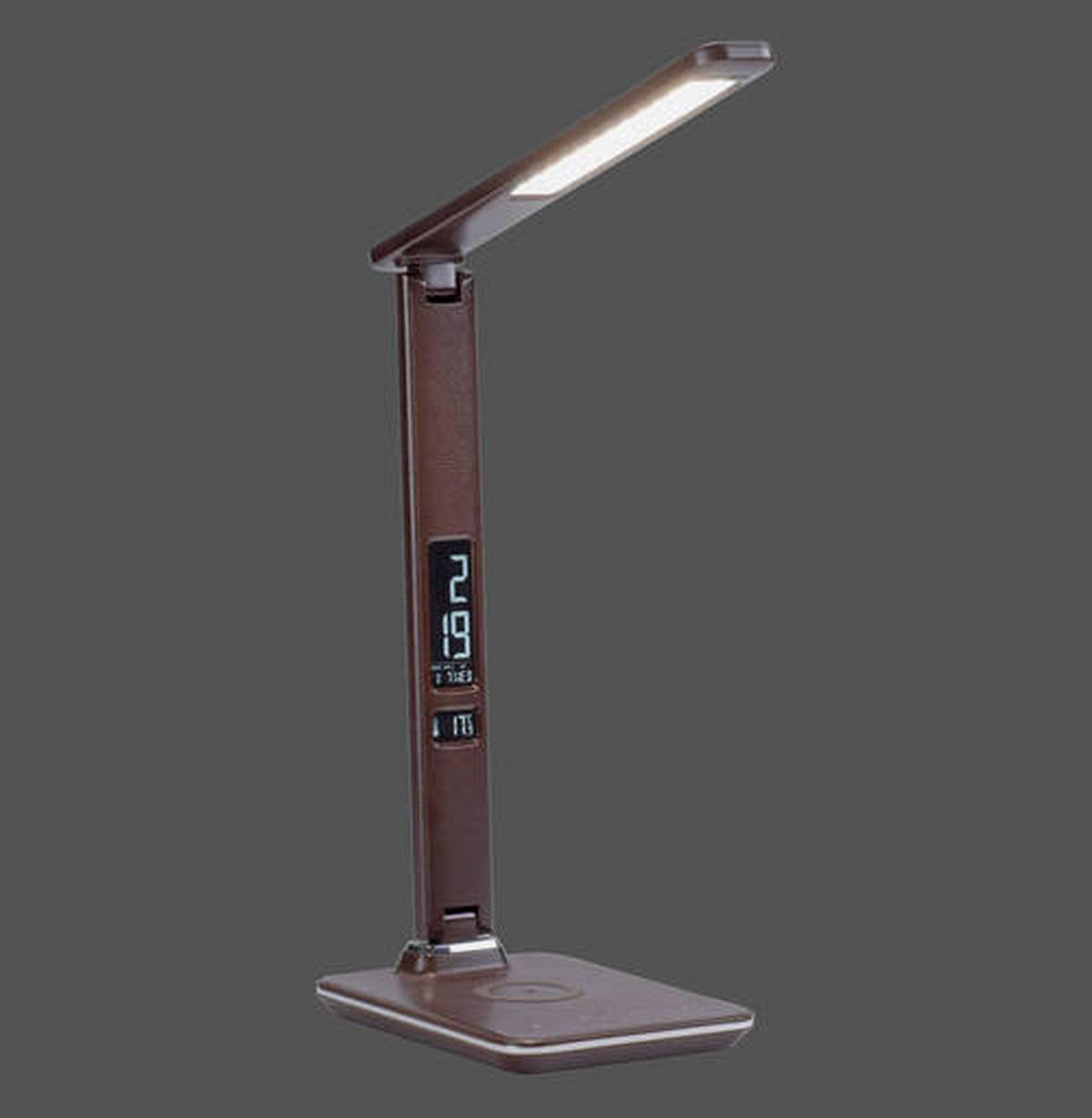 LED-TISCHLEUCHTE 31/14/60 cm   - Braun, Basics, Kunststoff/Metall (31/14/60cm) - Paul Neuhaus