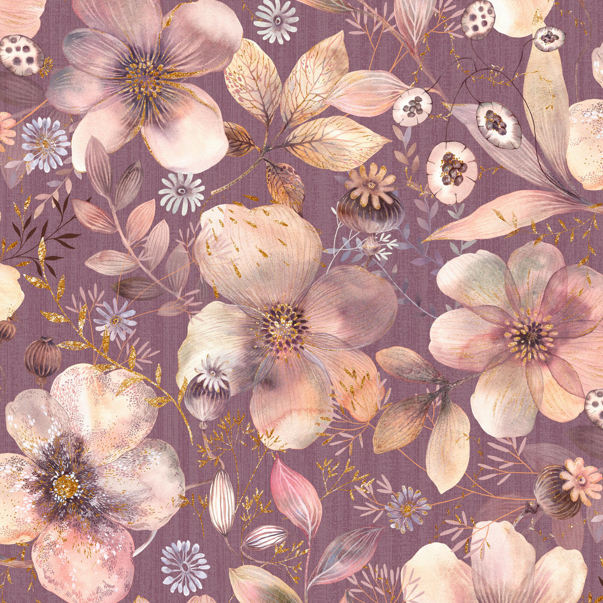 BETTWÄSCHE 3-teilig Exquisit Satin 140/200 cm  - Aubergine, Basics, Textil (140/200cm) - Estella