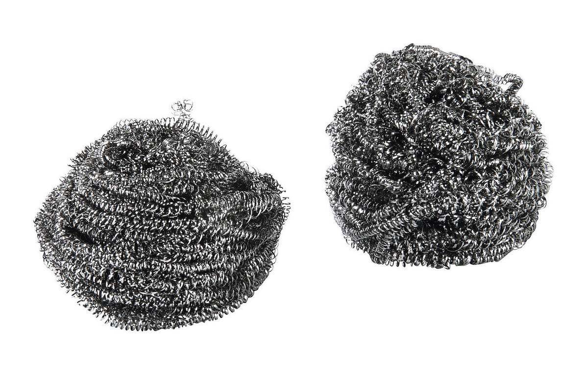 EDÉNYTISZTÍTÓ SZIVACS - ezüst, Konventionell, fém (5cm)