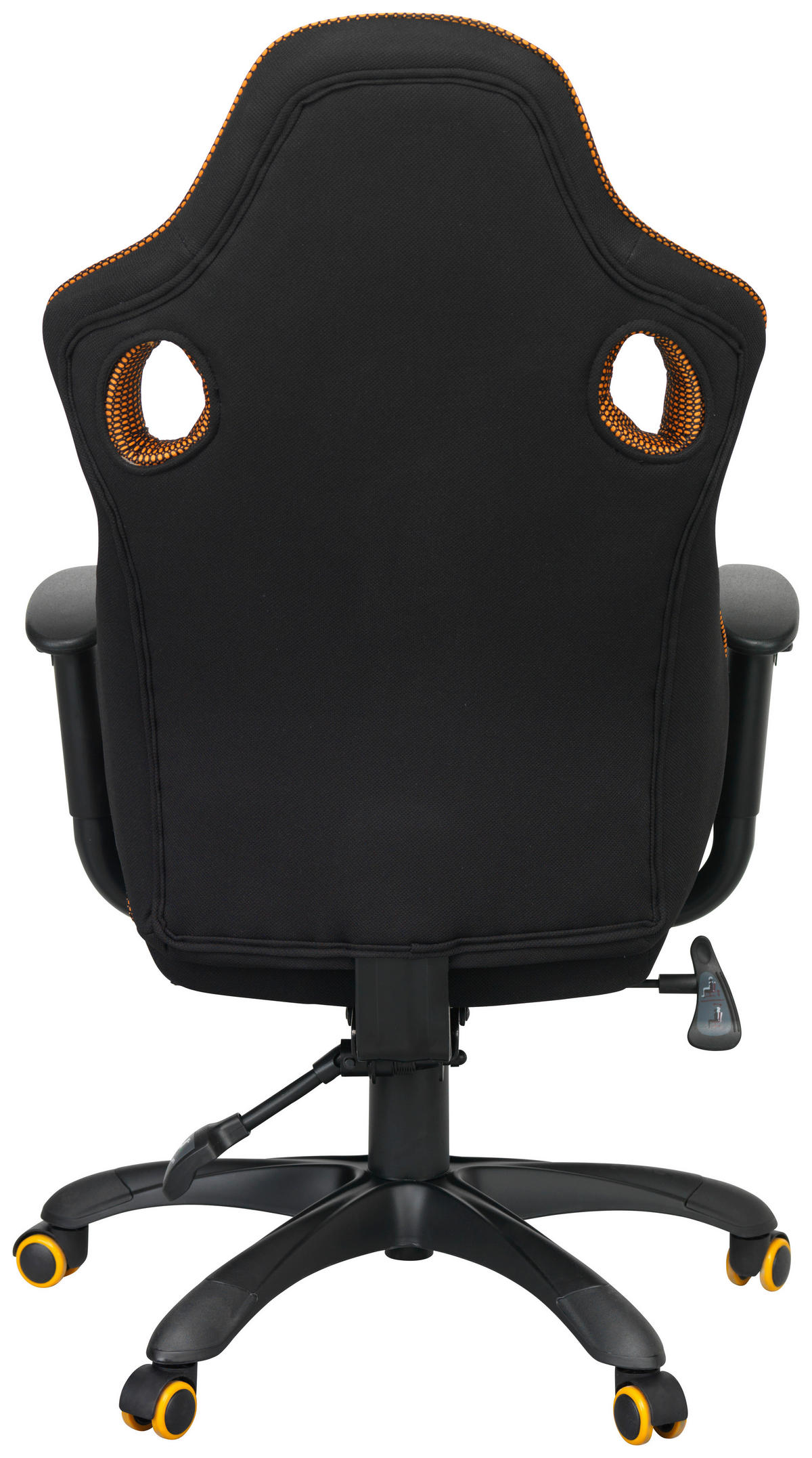 GAMING STOL kovina, umetna masa, tekstil siva, črna  - črna/siva, Design, kovina/umetna masa (64/120-130/70cm) - Novel