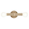 BADEZIMMER-WANDLEUCHTE Torche 42/12,7/10,2 cm  - Champagner, KONVENTIONELL, Metall (42/12,7/10,2cm) - Elstead Lighting